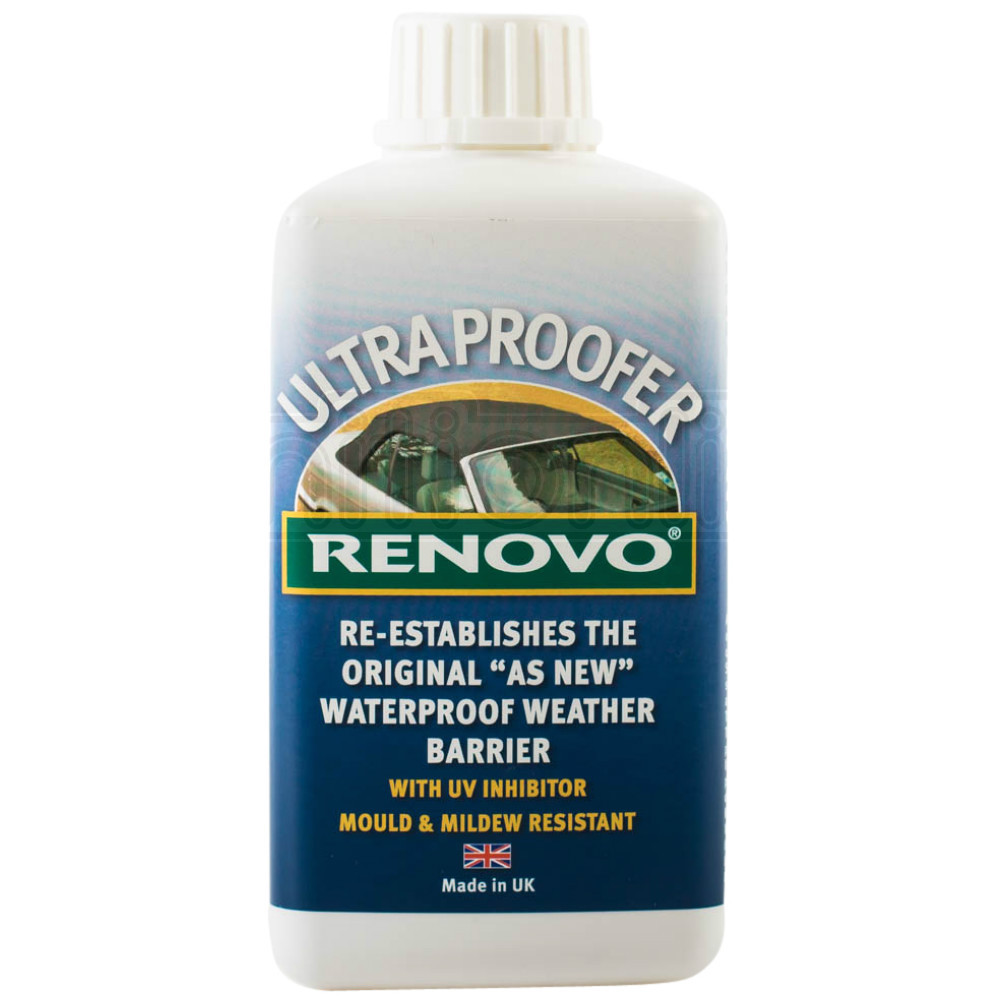 Renovo Soft Top Ultra Proofer Treatment Waterproofs Convertible Cover 500ml