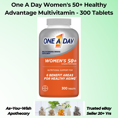 One A Day Women's 50+ Multivitamin 300 Tablets   Bone, Heart & Immune Support