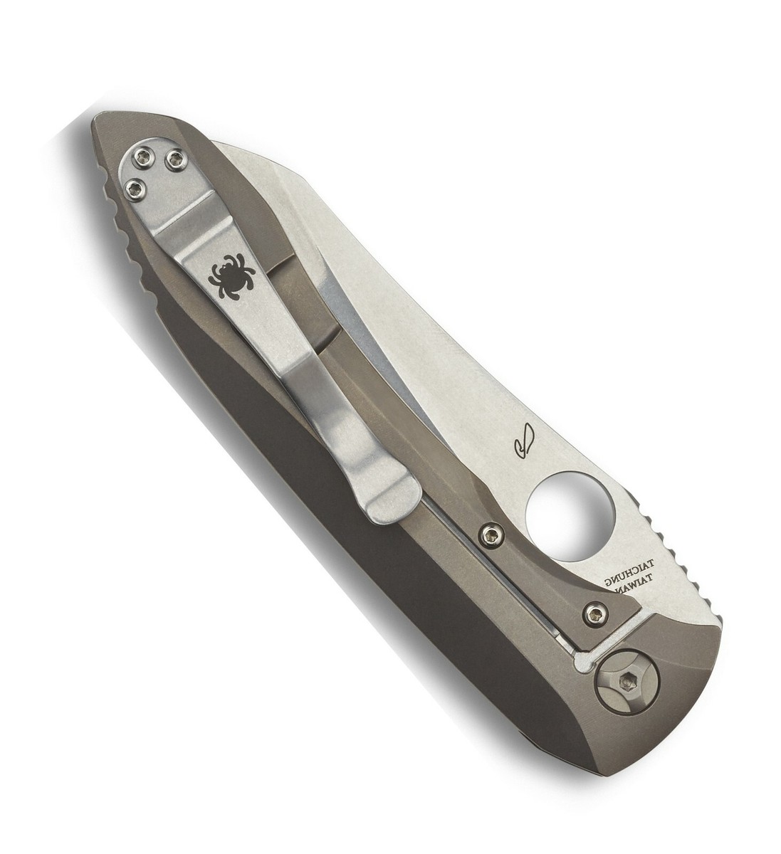 SPYDERCO Rassenti Paysan Folding Knife S90V Stonewashed Plain