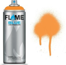 Flame Blue Spray Paint - Matt Acrylic Low Pressure - 114 Colours 400ml Can