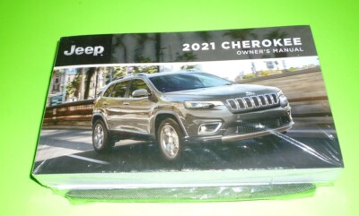 2021 JEEP CHEROKEE OWNERS MANUAL SET GUIDE case 21 PLUS LUX LIMITED