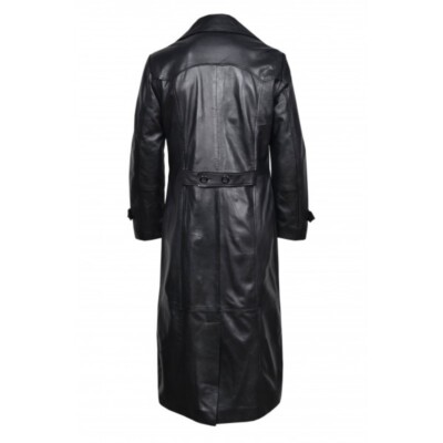 Men's German WW2 Classic Officer Black Real Sheepskin