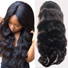 Pre Plucked 5x5 Silk Base Full Lace Human Hair Wig Body Wave With Baby Hair