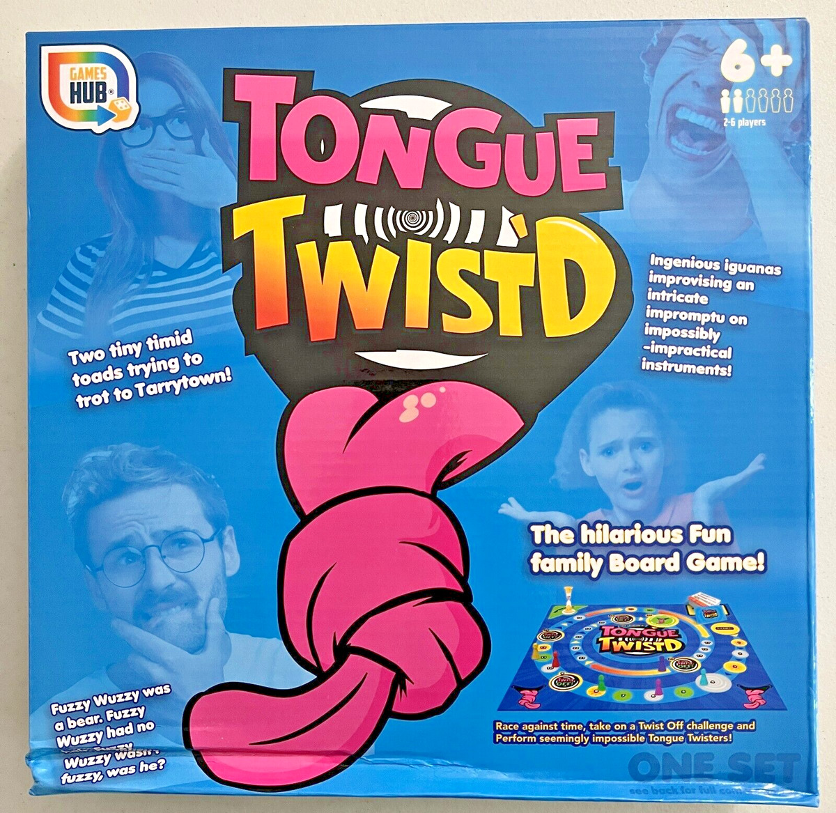 Tongue Twist'd Tongue Twister Board Game Games Hub Complete