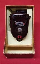 🔴 Polaroid Exposure Meter General Electric Company PR 22 Box Strap  📸