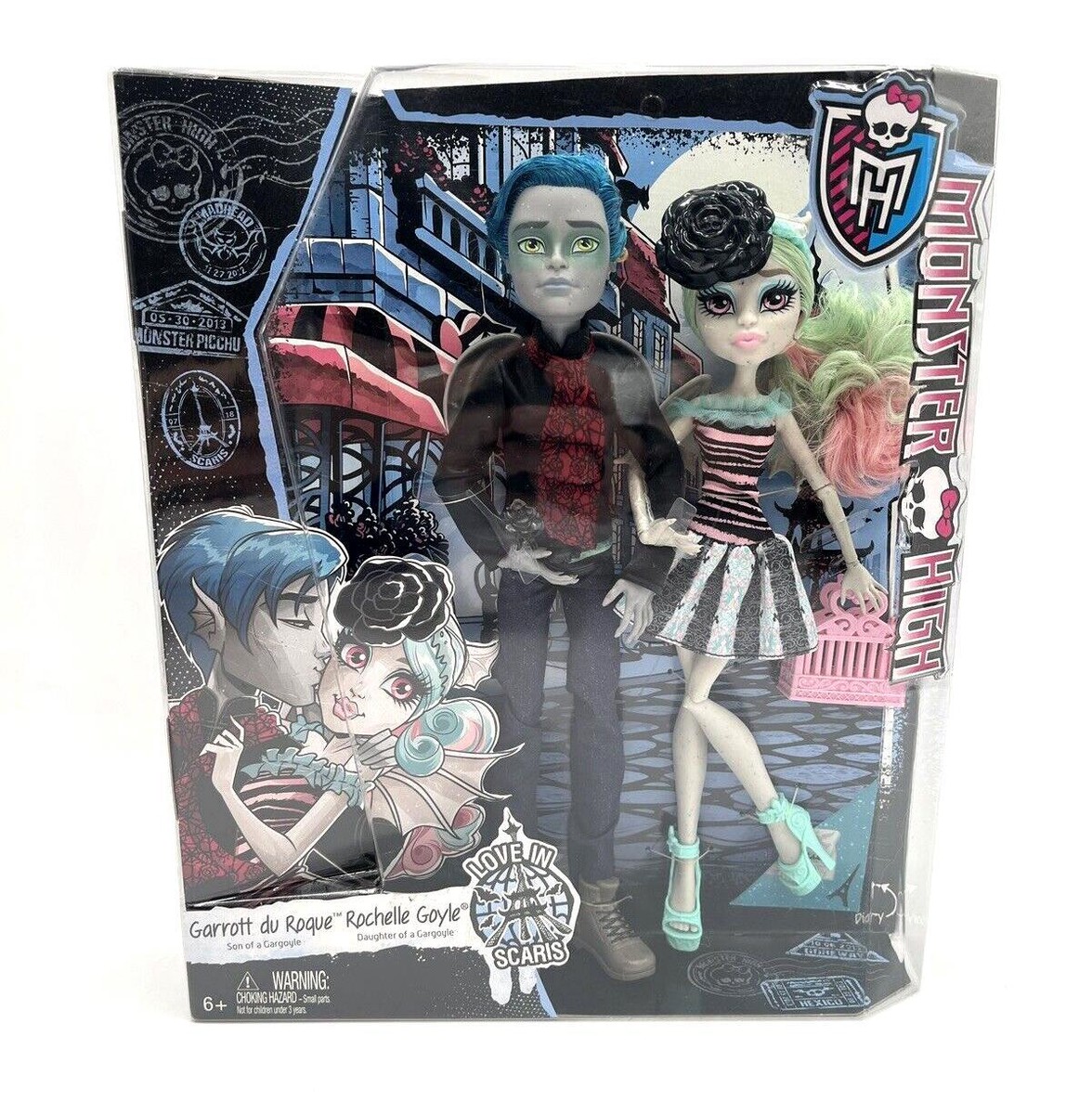 Monster High Garrott du Roque Rochelle Goyle Scaris in Love Doll