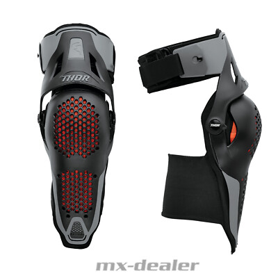Thor MX Knieschützer Kneeguard Sentinel Schwarz Motocross Enduro Supermoto
