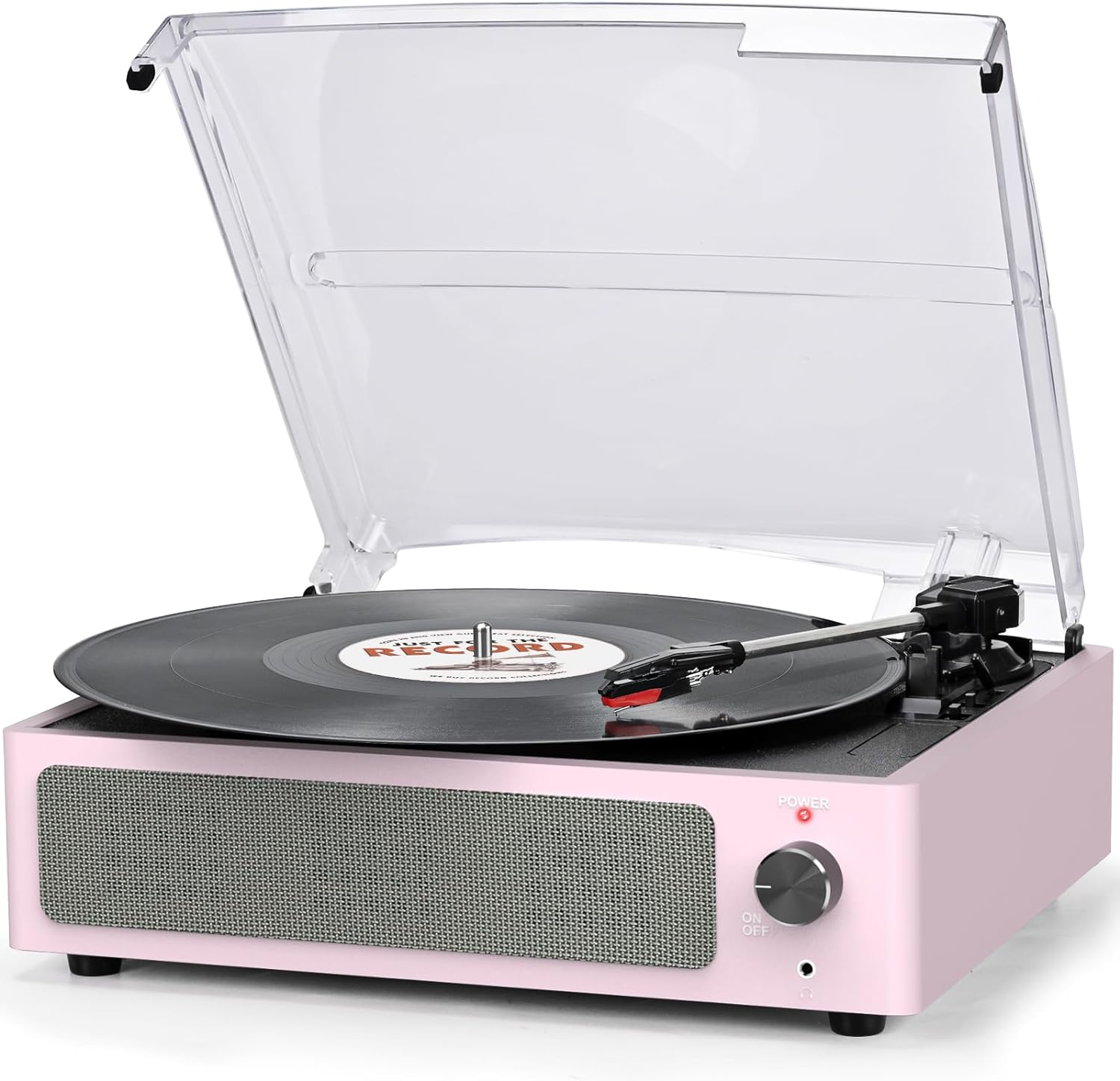 Vinyl Record Player with Speakers Turntable for Vinyl Records 3 Speed 3 Size Bel-image