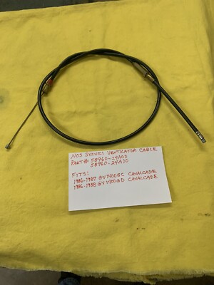 S T NOS OEM SUZUKI Ventilator Cable ( 58960-24A00) 1986-1988 GV1400G