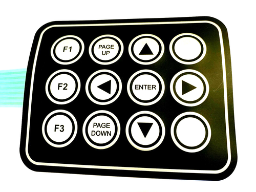 Folientastatur, 12 Tasten, 3x4 Tastenfeld,7pol. Keypad, Keyboard,Matrix, 5 Stück - Bild 2 von 6