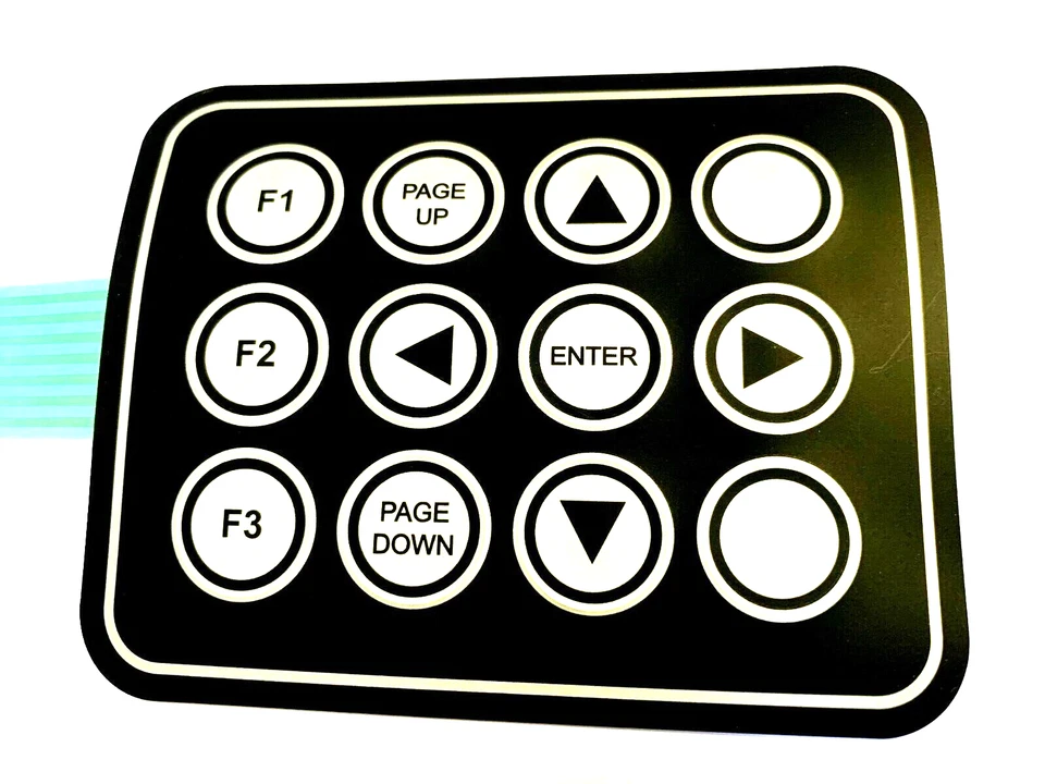 Folientastatur, 12 Tasten, 3x4 Tastenfeld,7pol. Keypad, Keyboard,Matrix, 5 Stück - Bild 2 von 4