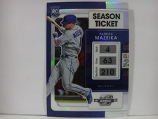 2022 Panini Chronicles Contenders Optic Holo Patrick Mazeika #18 Rookie RC