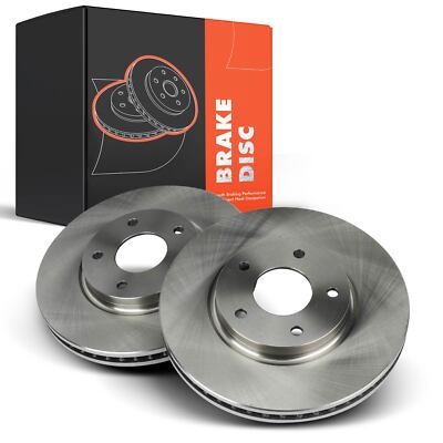 2pcs 289.7mm Front Disc Brake Rotors for Nissan Quest V6 3.5L INFINITI M45 Q45
