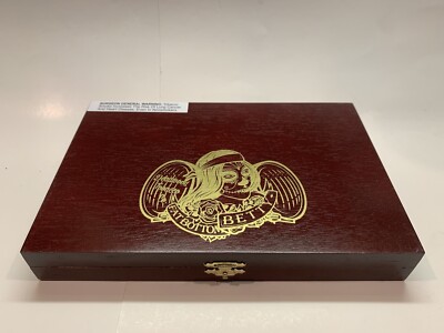 Drew Estate Deadwood Fat Bottom Betty Wood Cigar Craft Box 9.5x6.5x1.25 Clasp