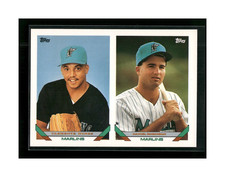 1993 Topps Florida Marlins Baseball Card #599 Clemente Nunez/Daniel Robinson