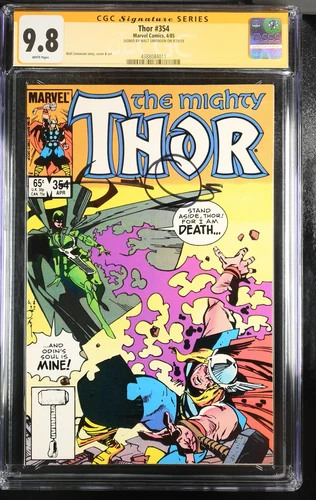 THOR # 354 (1985) CGC 9.8 "SIGNED by WALT SIMONSON" !!! "HIGHEST" GRADE !!!