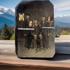 Young, Jesse James, Bob Younger & Cole Younger Civil War Tintype Group Photo