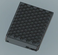 Bullet tray Reloading Block .350 Legend Dillon Hornady RCBS 3d printed Frankford