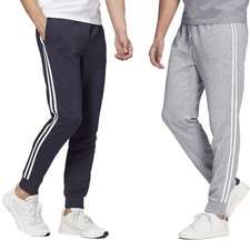 Set 2 Pezzi Pantaloni Tuta Bande Uomo Pantalone Cotone Leggero Sportivo VEQUE