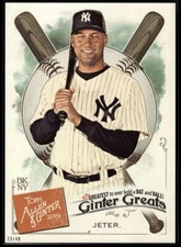 Derek Jeter 2019 Allen and Ginter Ginter Greats 5x7 #GG-17 23/49 Yankees