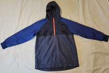 Old Navy Windbreaker XL/TG 14-16 Blue/Black 1/3 Zip Jacket INV. BK-18
