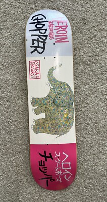 Heroin Skateboards CHOPPER 7.75'' Skateboard Deck Elephant Osaka Daggers 