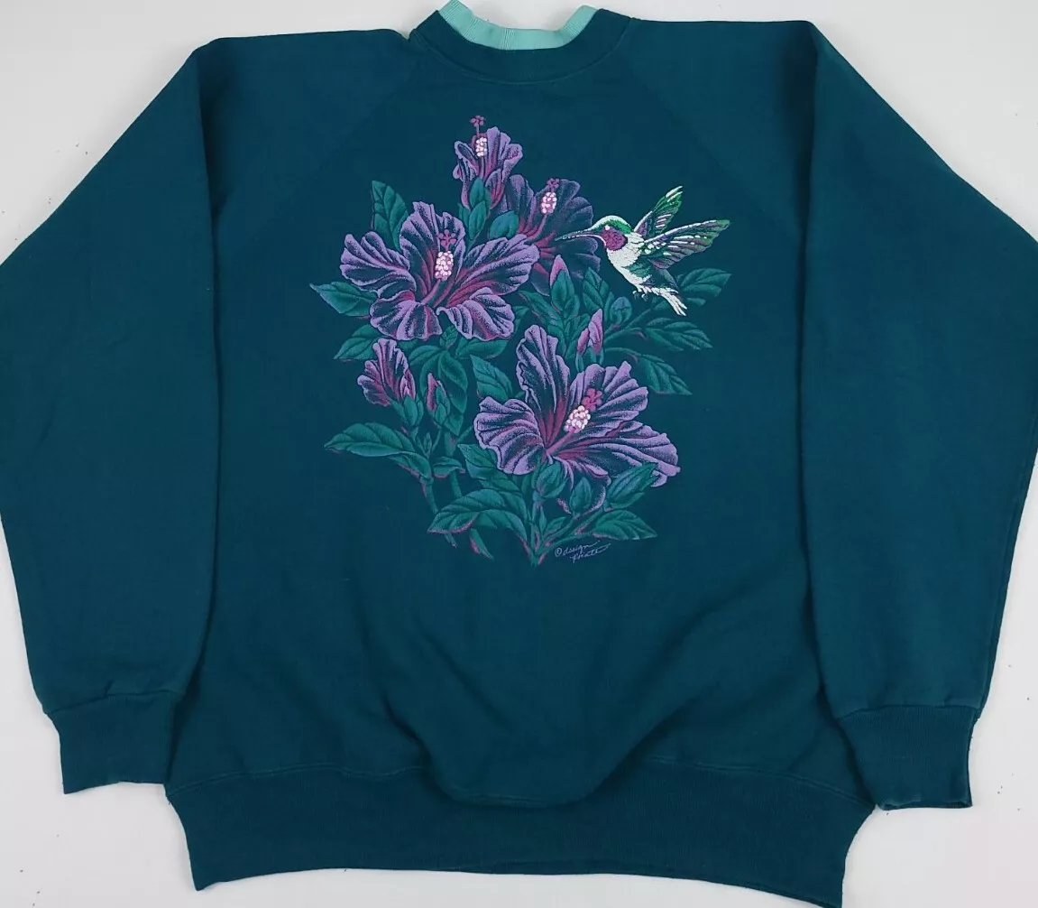 アメリカ製】90's vintage print sweatshirt-