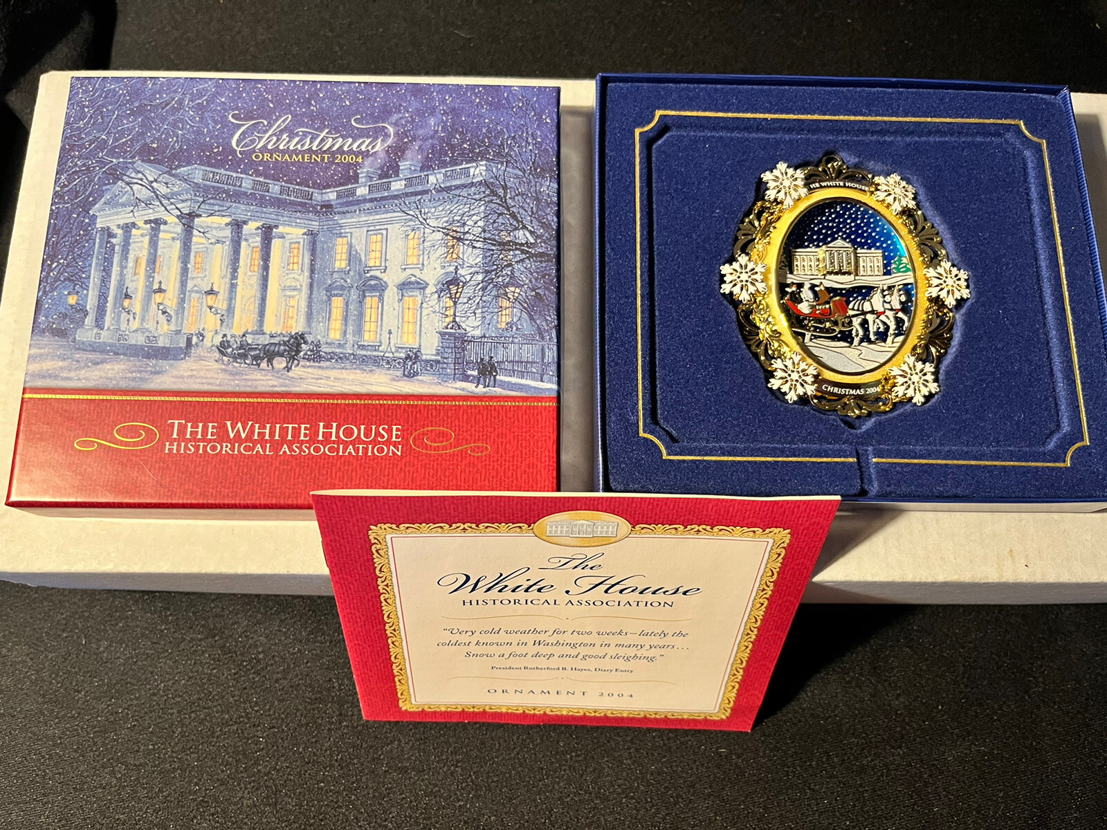 The White House, Christmas Ornament 2004 , Historical Association New