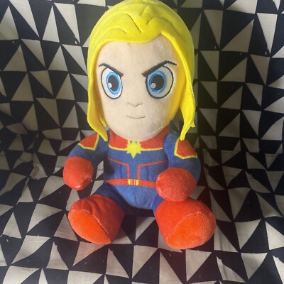 Kidrobot Phunny Series Captain Marvel Plush Super Hero 8