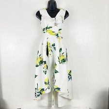 Asos Darling Lemon Print Dress Us Size 4 UK8 Eu 36