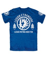 Legion Etrangere  T-shirt BLAU, Fremdenlegion,legio patria nostra, france ,