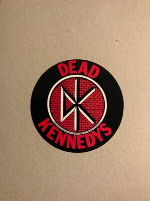 Dead Kennedys - DK Classic Logo Round STICKER RARE SALE Price