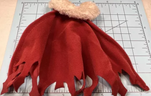 MOTU Revelation King Grayskull Red Fabric Wired Cape 1/12th Scale Custom Parts