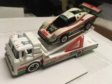 TOMY AFX JAGUAR XJR-9 CASTROL 60 LEMANS HO SLOT CAR w/ Working Lights Hauler