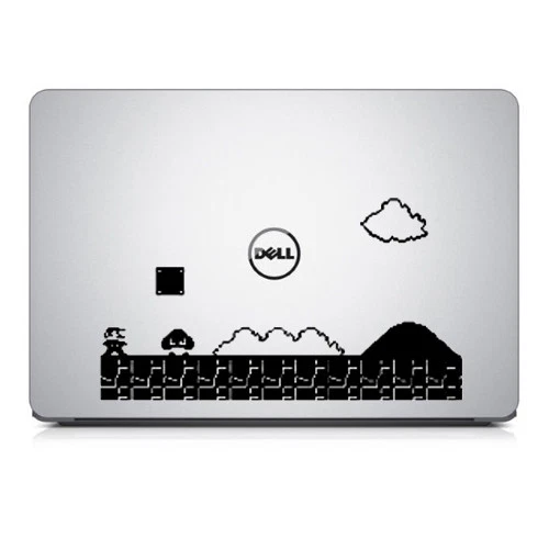2D Mario Game Vinyl Decal Sticker for Macbook Air Pro Laptop Car Window Wall Art - Image 2 of 4