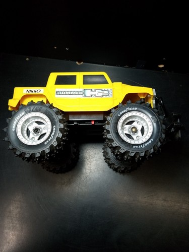 NIKKO Hummer H2 Yellow RC Car 10” 4.8 Volt 2WD Truck UNTESTED NO BATTERY Parts - Picture 12 of 12