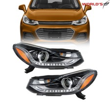 Headlight Headlamp For Chevy Trax 2017-2019 Projector w/LED DRL Right+Left Side