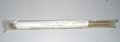 NOS SU Throttle Shaft TS1250 +.1'' o/s.  SU H2.  MGTB, MGTC, & MGTD ---