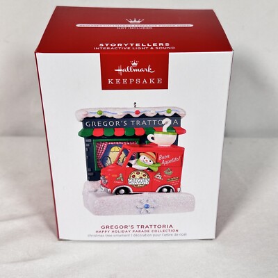 2023 Hallmark Joannes Christmas Boutique Gregors Trattoria Storytellers Ornament