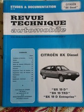 Revue technique Citroen BX