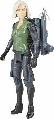 Black Widow Action Figure Marvel Avengers Infinity War Titan Power Fx Pack 30cm - Picture 2 of 5