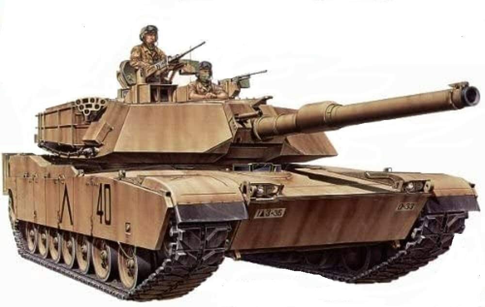 TAMIYA Military US Army Tank M1A1 Abrams 120mm Gun Main Battle