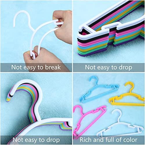GoodtoU Kids Hangers White Plastic for Baby Clothes Toddler Hangers Infant - Picture 3 of 8