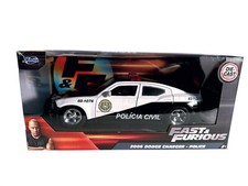 1:24 Scale 2006 DODGE CHARGER POLICE FAST AND THE FURIOUS Diecast Jada
