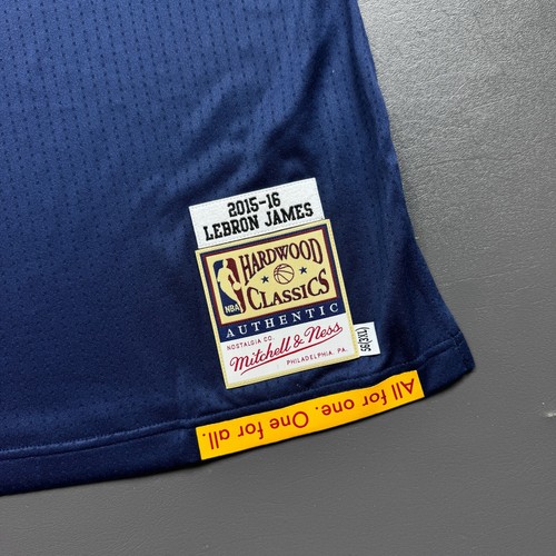 100% Authentic Lebron James Mitchell & Ness 2015 2016 Cavaliers Jersey 56 3XL - Picture 4 of 7