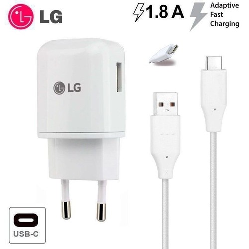 Original LG - Prise de Courant Chargeur Adaptateur Secteur + Cable Cordon USB-C - Photo 3 sur 33