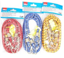 Bungee Cord Straps Wire Zinc Hooks Cable Strap Bungie Elastic Rope Hilka 12mm 