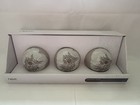 Next Set of 3 Gift Boxed Ceramic Decorative Balls- 11cm BNIB