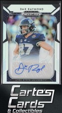 Dax Raymond 2019 Panini Prizm Draft Picks #260 Prizms Silver Autographs