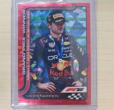 2025 Topps Chrome F1 Max Verstappen #102 Red  75th Anniversary Refractor  /5🔥